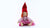 Waldorfpuppe-Mädchen mit rotem Hut